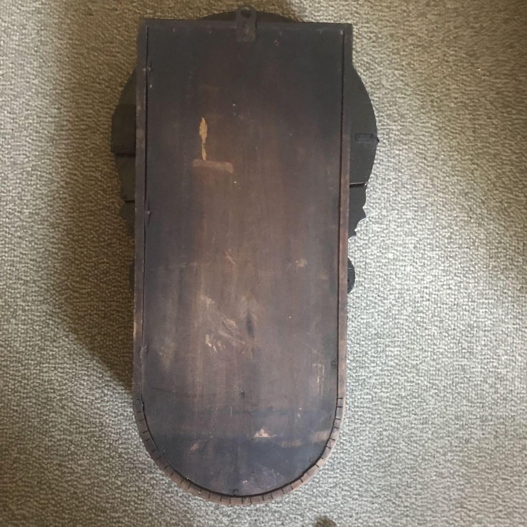 希少＊柱時計 だるま時計 四つ丸 ゼンマイ式 アンティーク