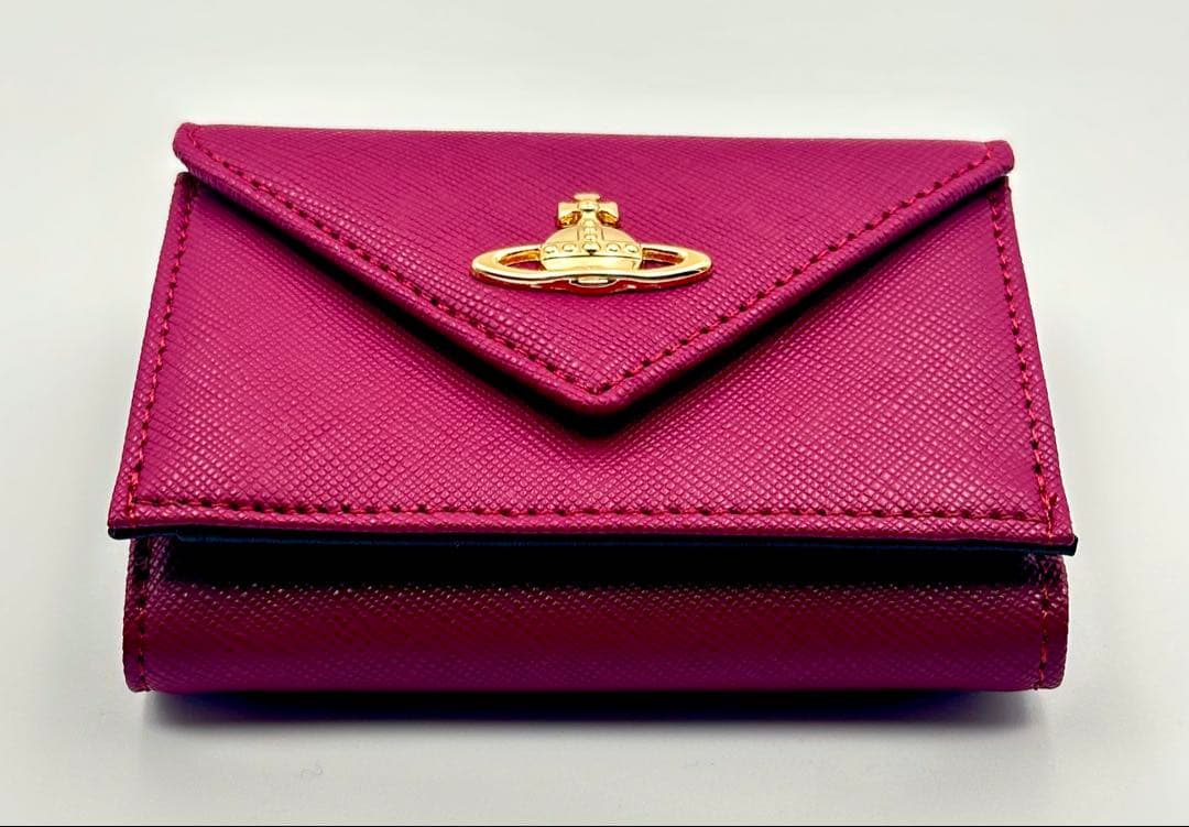 【最新✦希少】Vivienne Westwood 三つ折り財布 レッド 赤