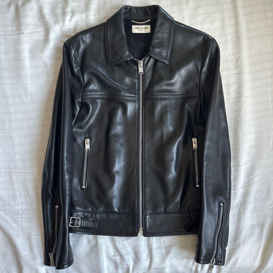 最終価格！［極上！エディ期 ］サンローラン パリ イタリア BLACK 50 早い者勝ち！［極上！エディ期 ］サンローラン パリ イタリア BLACK 50