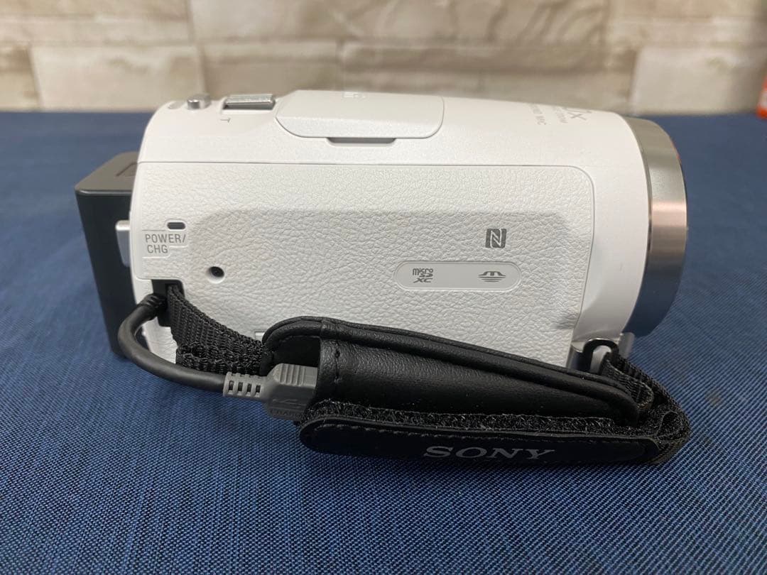 【美品】SONY HDR-CX680 ビデオカメラ ホワイト　ケースおまけ付き