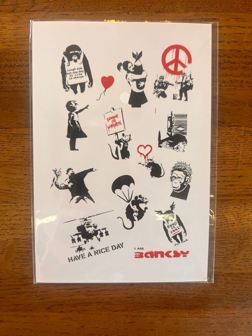 未使用】Banksy バンクシー ポストカード 2枚セット - メルカリ