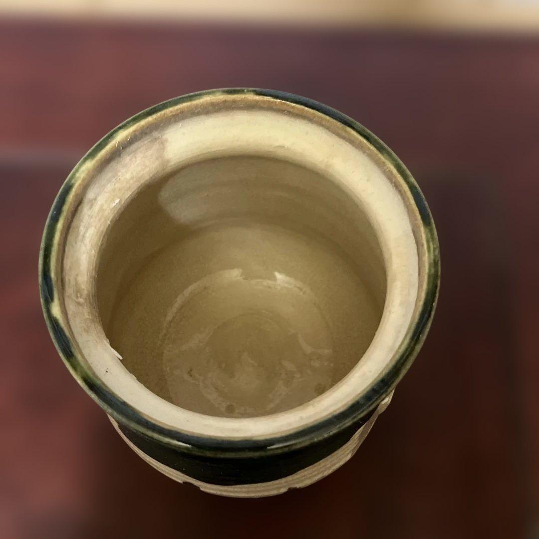 水指 / 織部焼 】 茶道具 茶道 骨董品 伝統陶芸品 - メルカリ