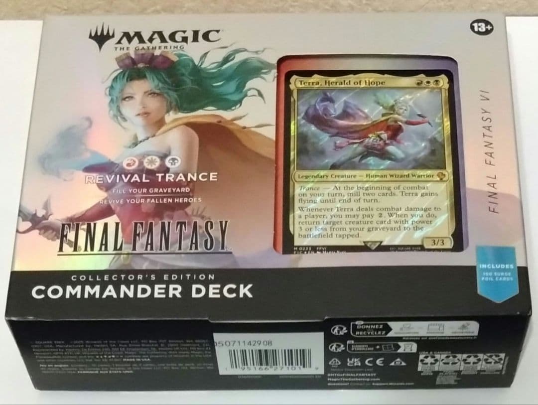 新品 MTG×FF コレクター版 統率者デッキ トランスリアニメイト 英語版