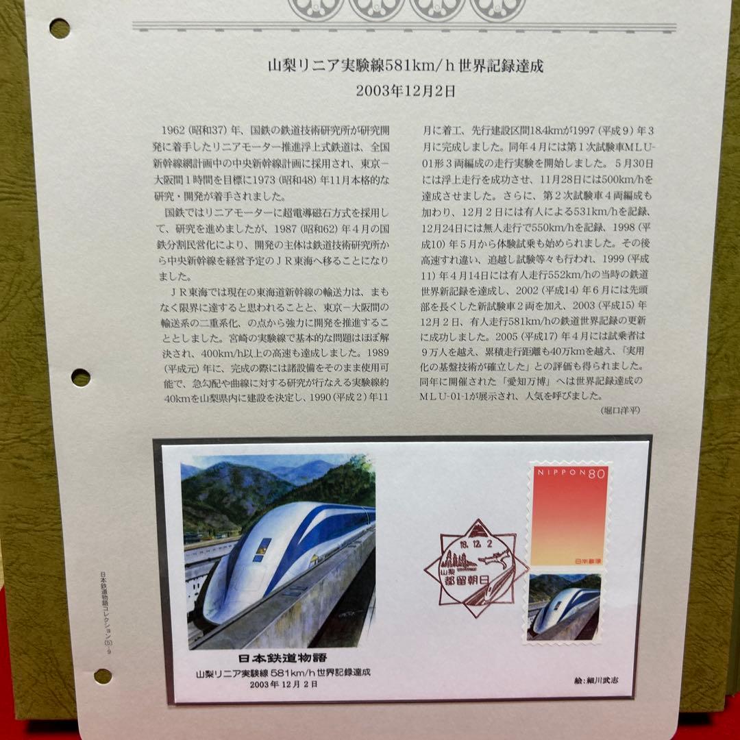 日本鉄道物語 コレクション 記念押印切手付き50封筒 完全レアセット 75%引