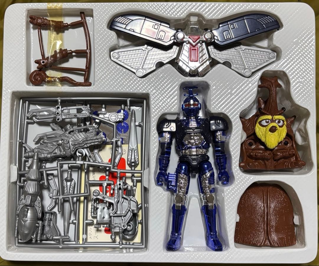 【美品】重甲ビーファイター　スーパーブルービート　メタリックヒーローシリーズ5