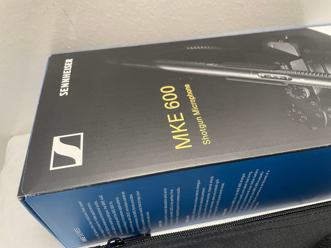 【美品】SENNHEISER MKE600①コンデンサーマイク