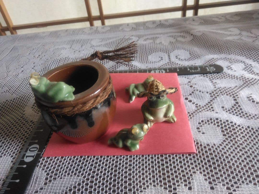 かえる 蛙 の 焼き物