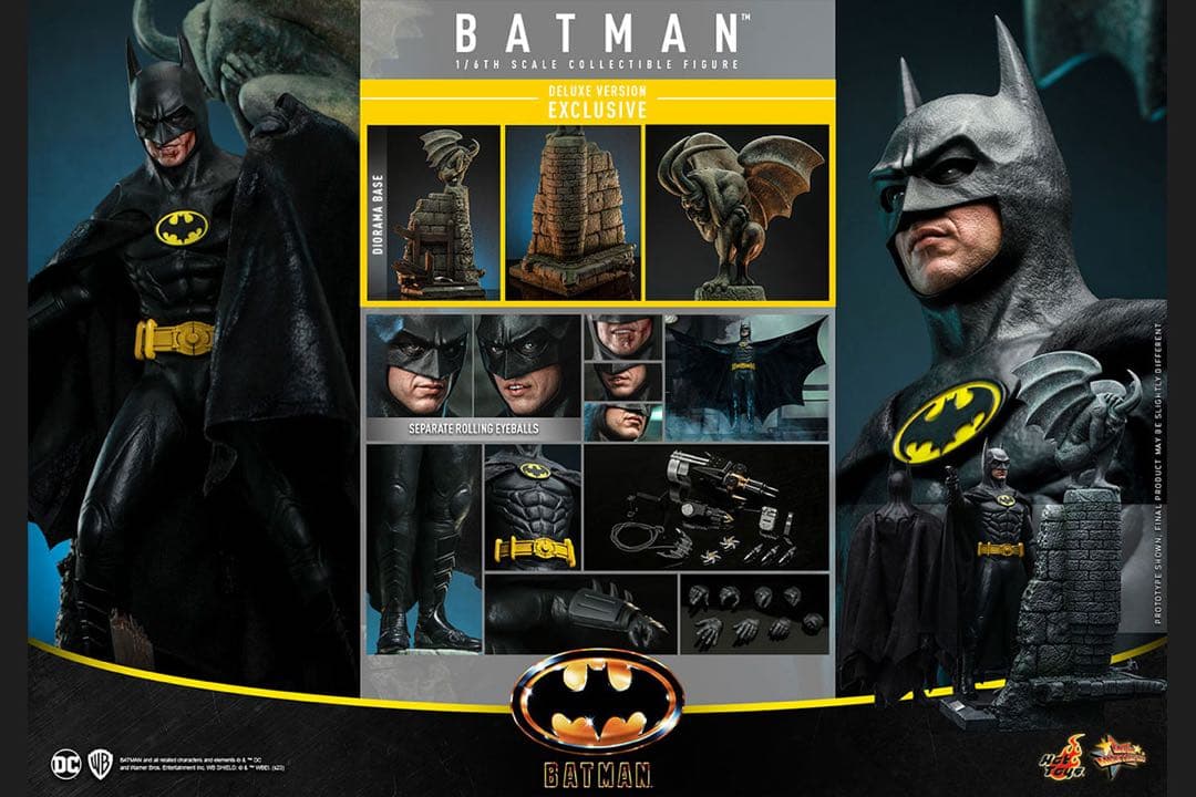 ホットトイズ バットマン DX 2.0 デラックス　hottoys ムービー・マスターピース】『バットマン』1／6スケールフィギュア