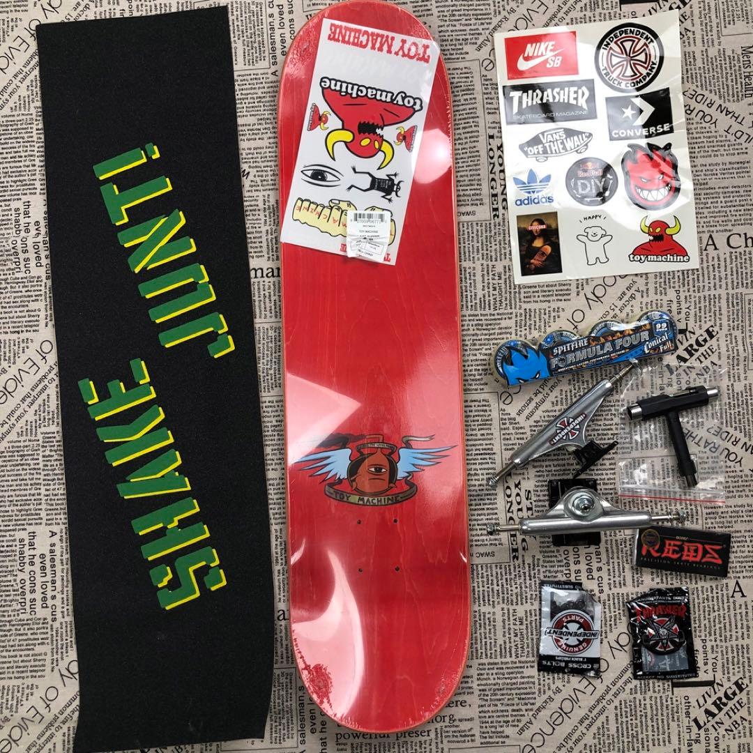 スケボー デッキデッキ セット 8.0 レッド