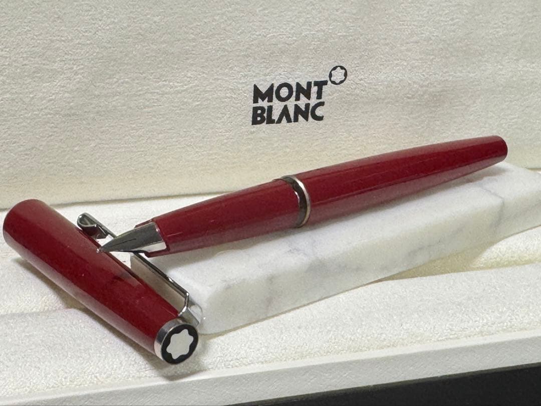 極美品】モンブラン No300 万年筆ボルドー軸コンバーター付