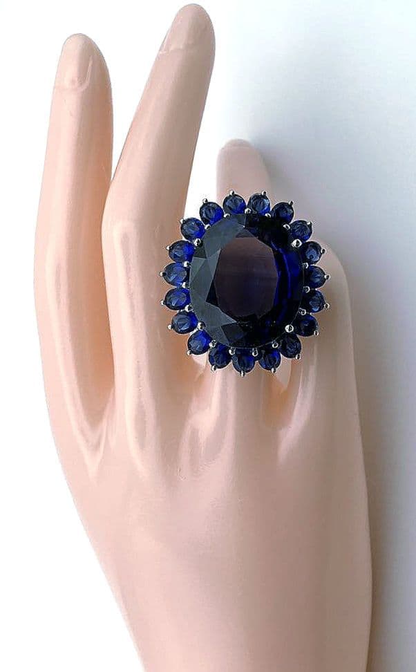 keikosamaタンザナイト（44.18 CtサファイアSV925 指輪