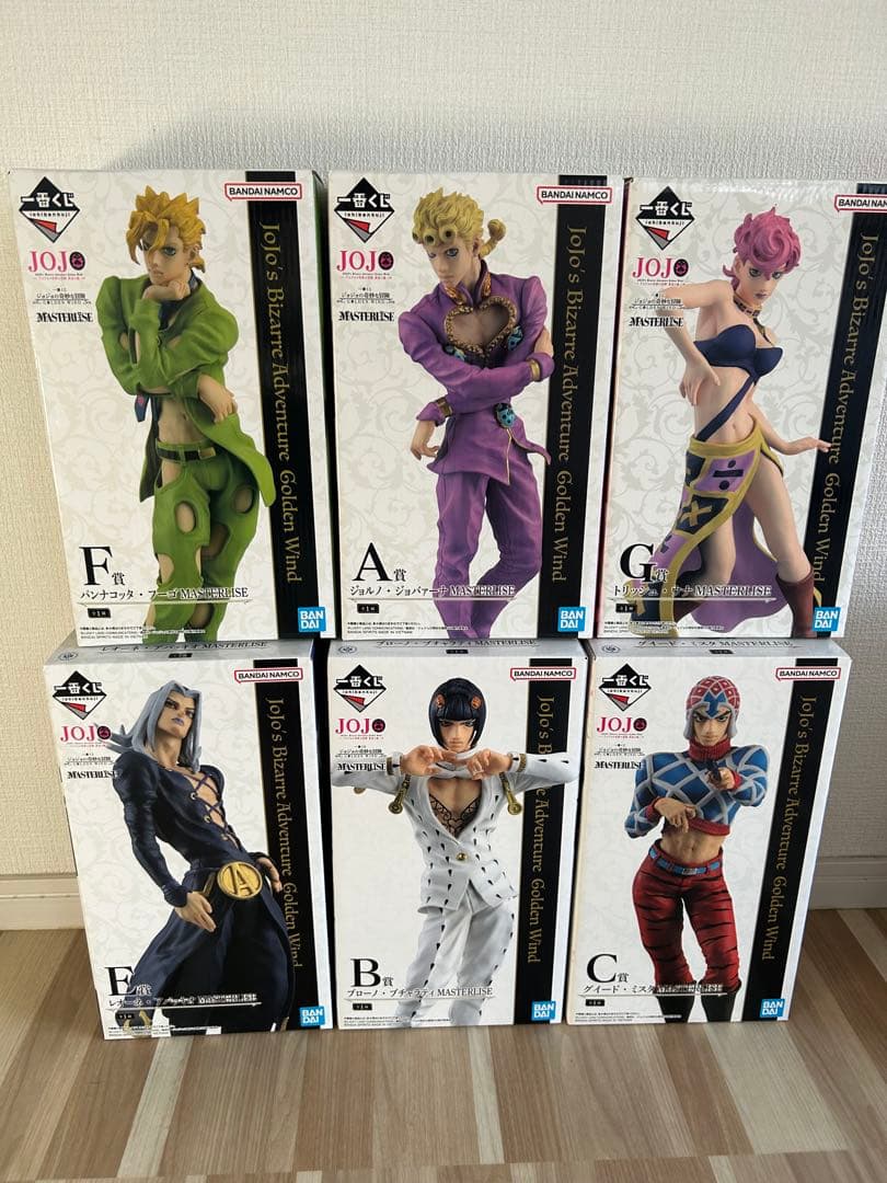 一番くじジョジョフィギュア6体