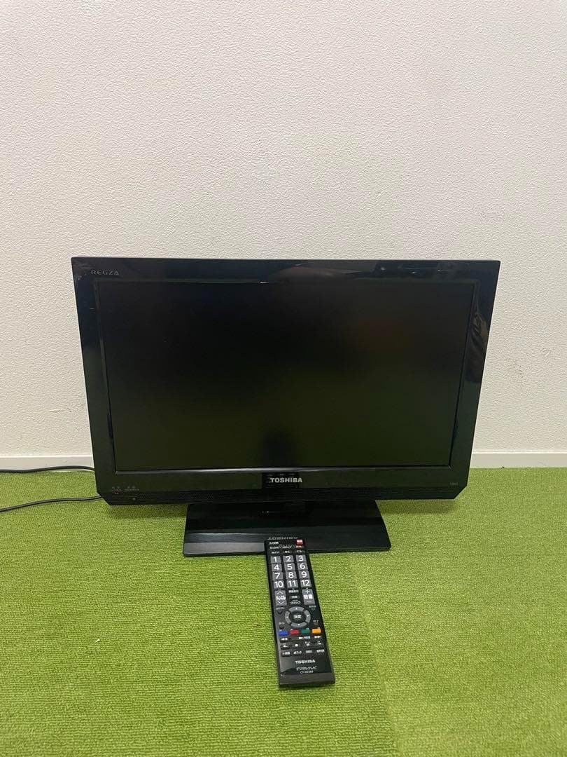 TOSHIBA REGZA 19B3液晶テレビ リモコン付 テレビ・映像機器