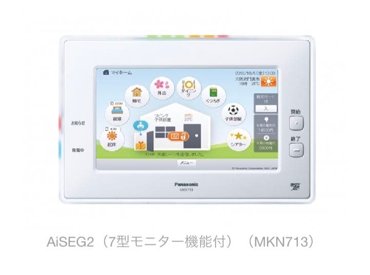 Panasonic MKN713 AiSEG2 アイセグ 7型モニター機能付 早い者勝ち