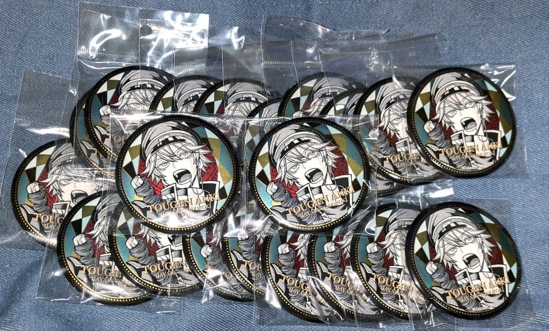 桃源暗鬼 等々力颯 メタリック缶バッジ 10個セット 渋谷TSUTAYA