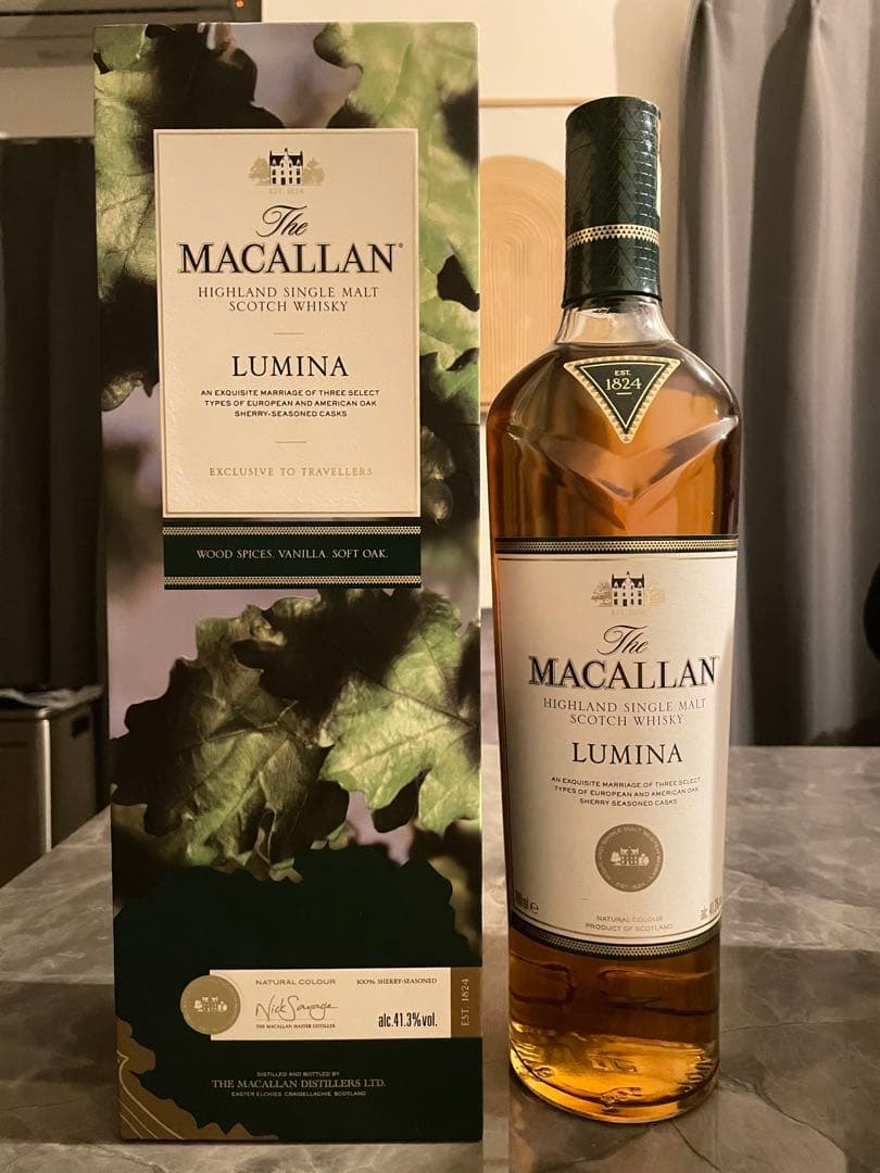 Macallan Lumina 750ml マッカランルミーナ　免税店 f469a82a3e46c09b292406484f07a2