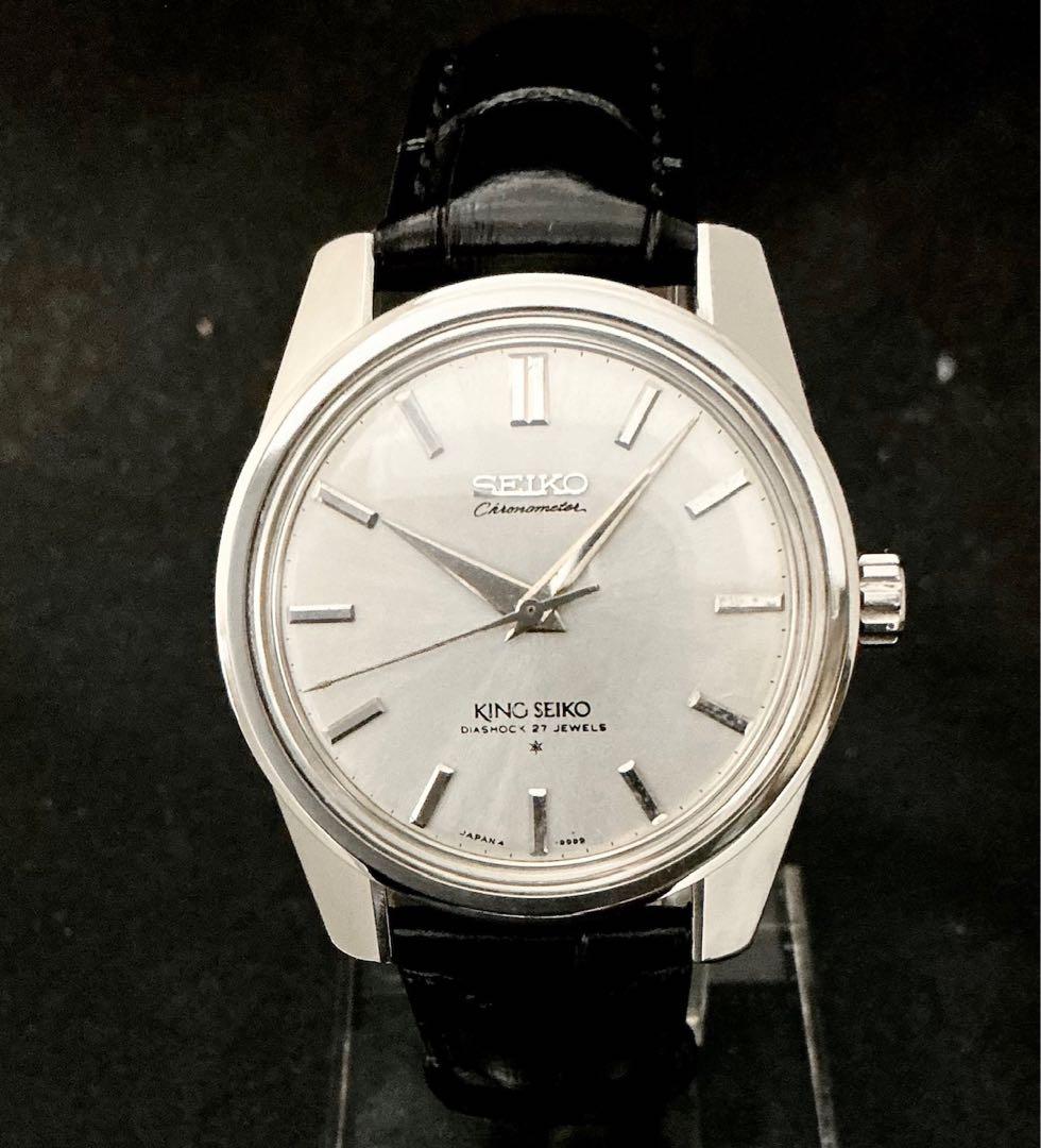 KS キングセイコークロノメーター　筆記体文字盤　OH済　傷なし！超美品！