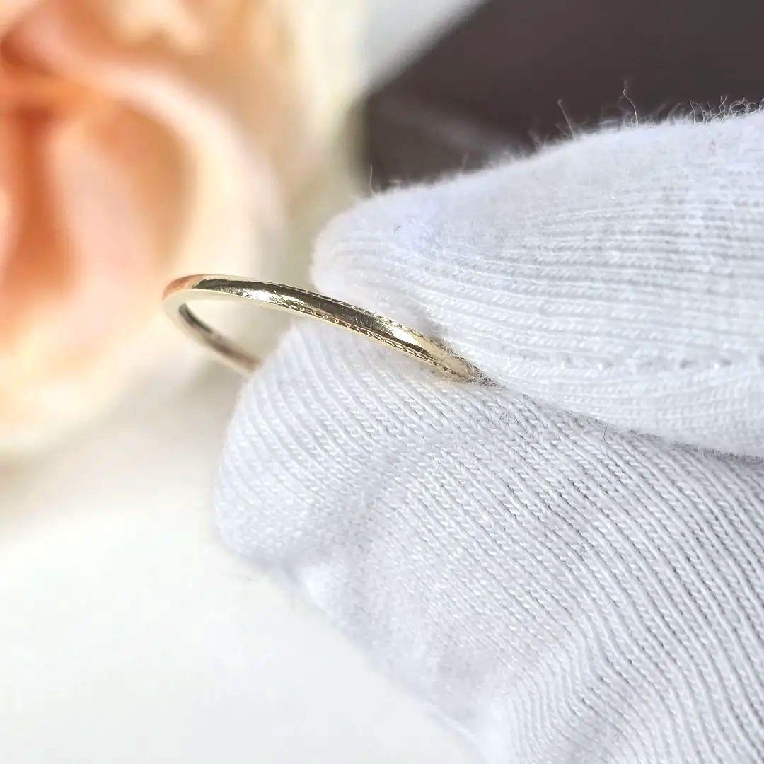 agete　アガット　K10　ダイヤモンドリング シャンデリア 12.５号