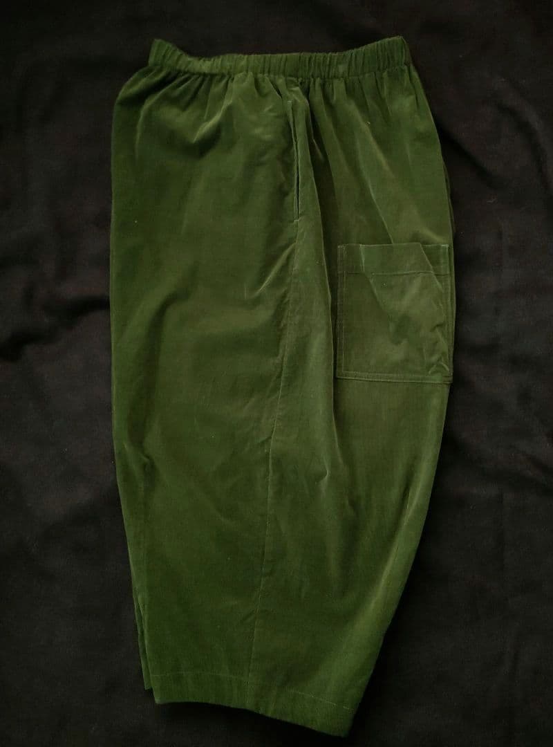 Huis 遠州織物　511ミジンコール天　サルエルバルーンパンツ