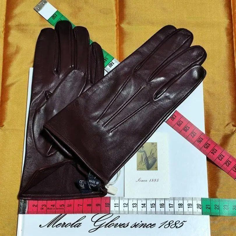 メローラ ナッパボルドー ライニングなし グローブ 革手袋 MEROLA