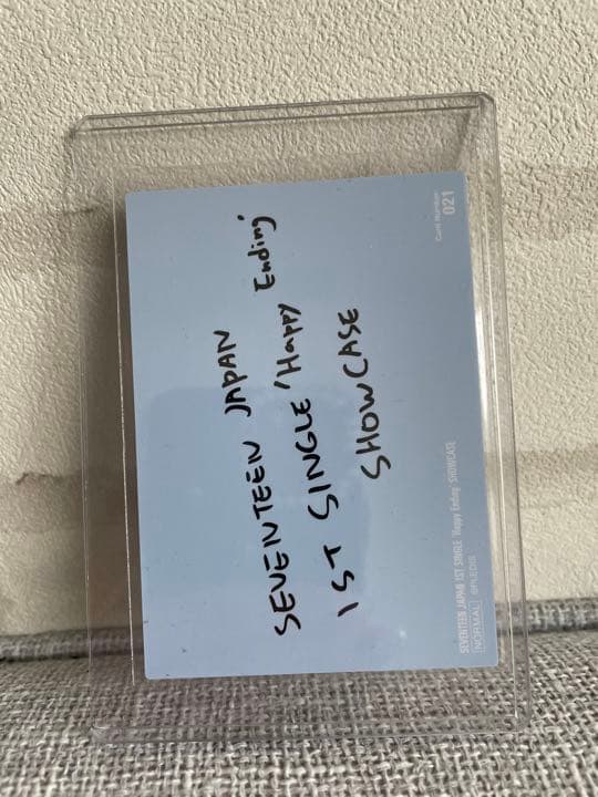 Happy Ending ウジ 直筆サイン入りポストカード SEVENTEENウジパピエン