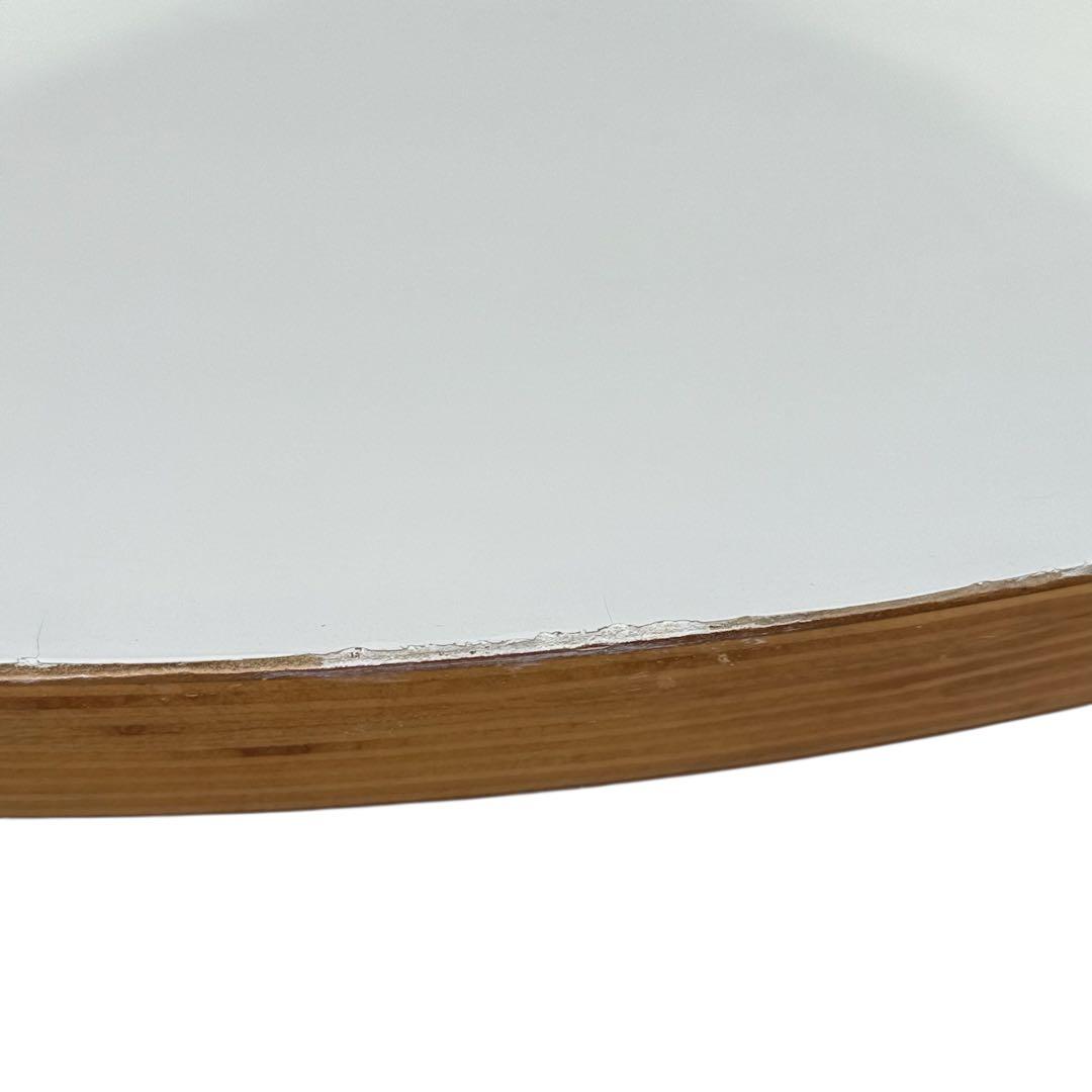 HR857 イサムノグチ サイクロンテーブル 80cm 丸テーブル 白 ウッド