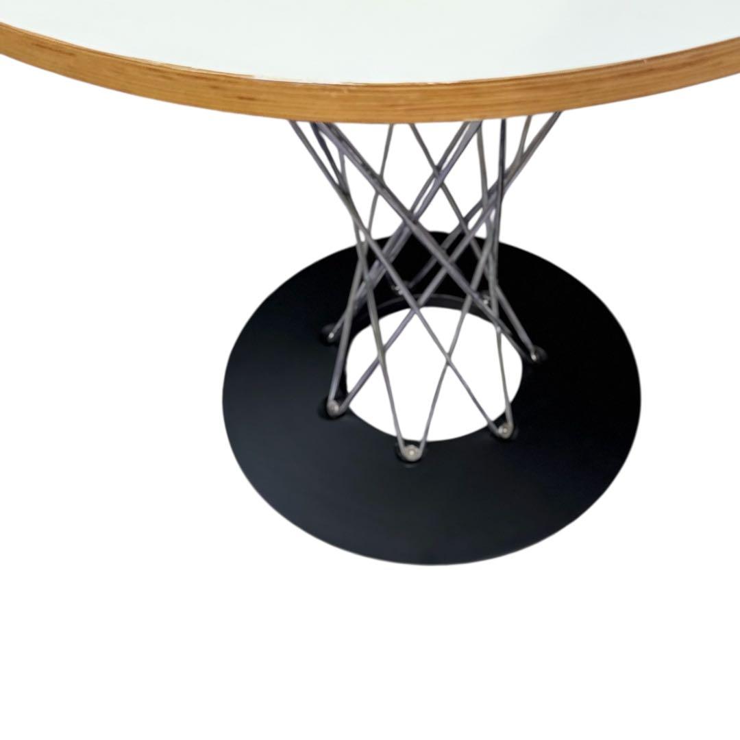 HR857 イサムノグチ サイクロンテーブル 80cm 丸テーブル 白 ウッド