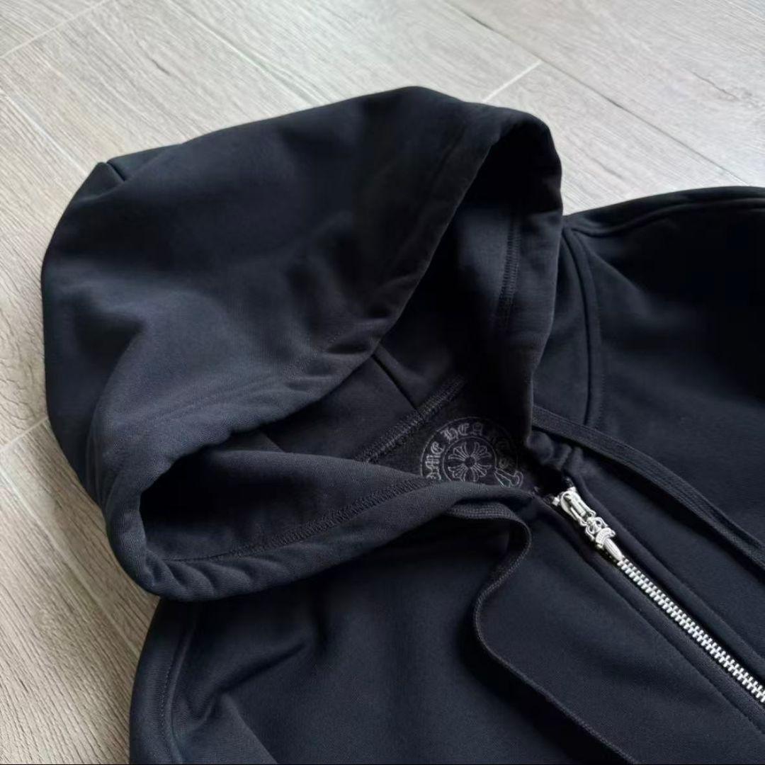 CHROME HEARTS マルチカラー セメタリーバックプリントパーカー M