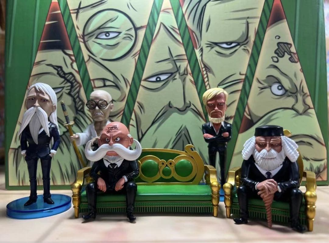 ワンピース 五老星 ガレージキット ガレキ スタチュー③