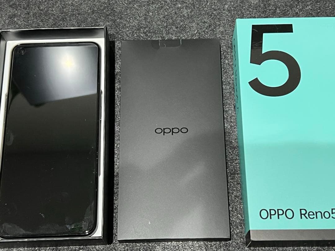 OPPO Reno5a シルバーブラック - メルカリ