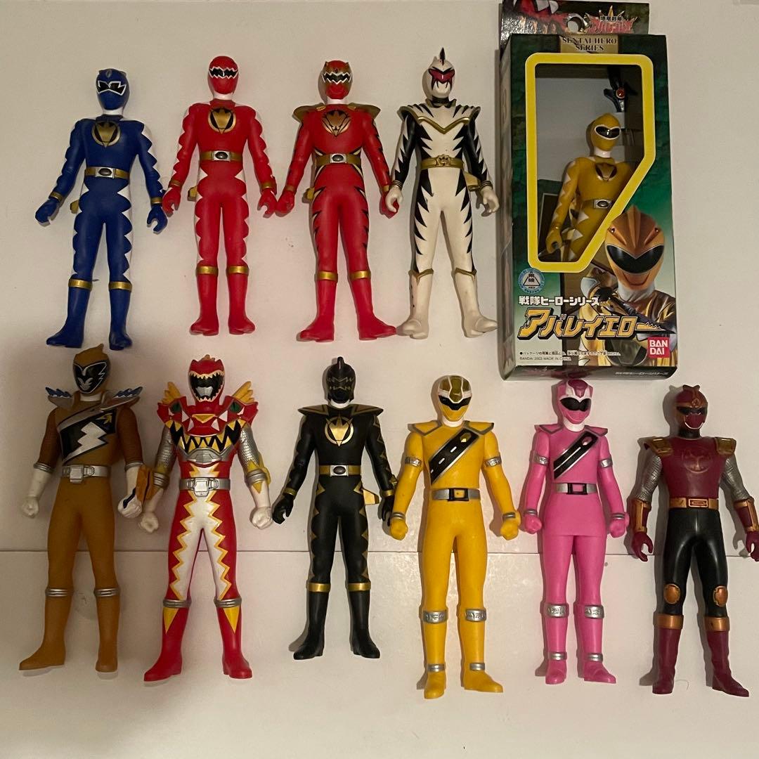 仮面ライダー 戦隊 他 ソフビ 70体 まとめ売り - メルカリ