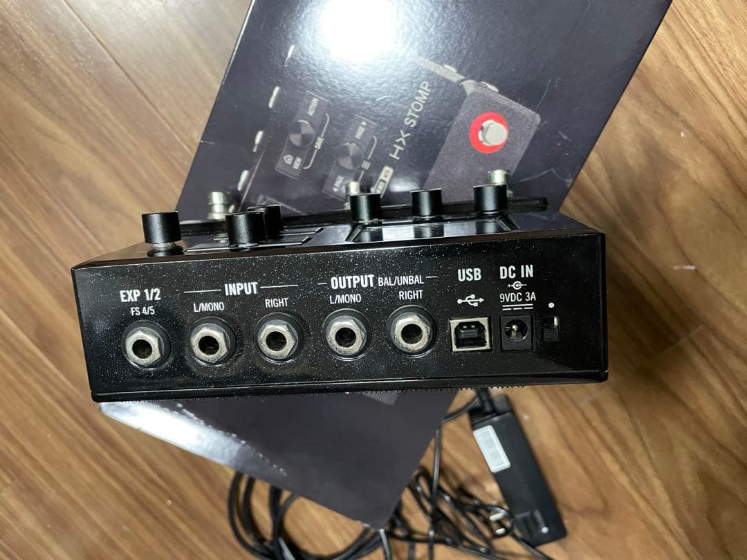 Line6 HXstomp 最新ファームウェアインストール済み