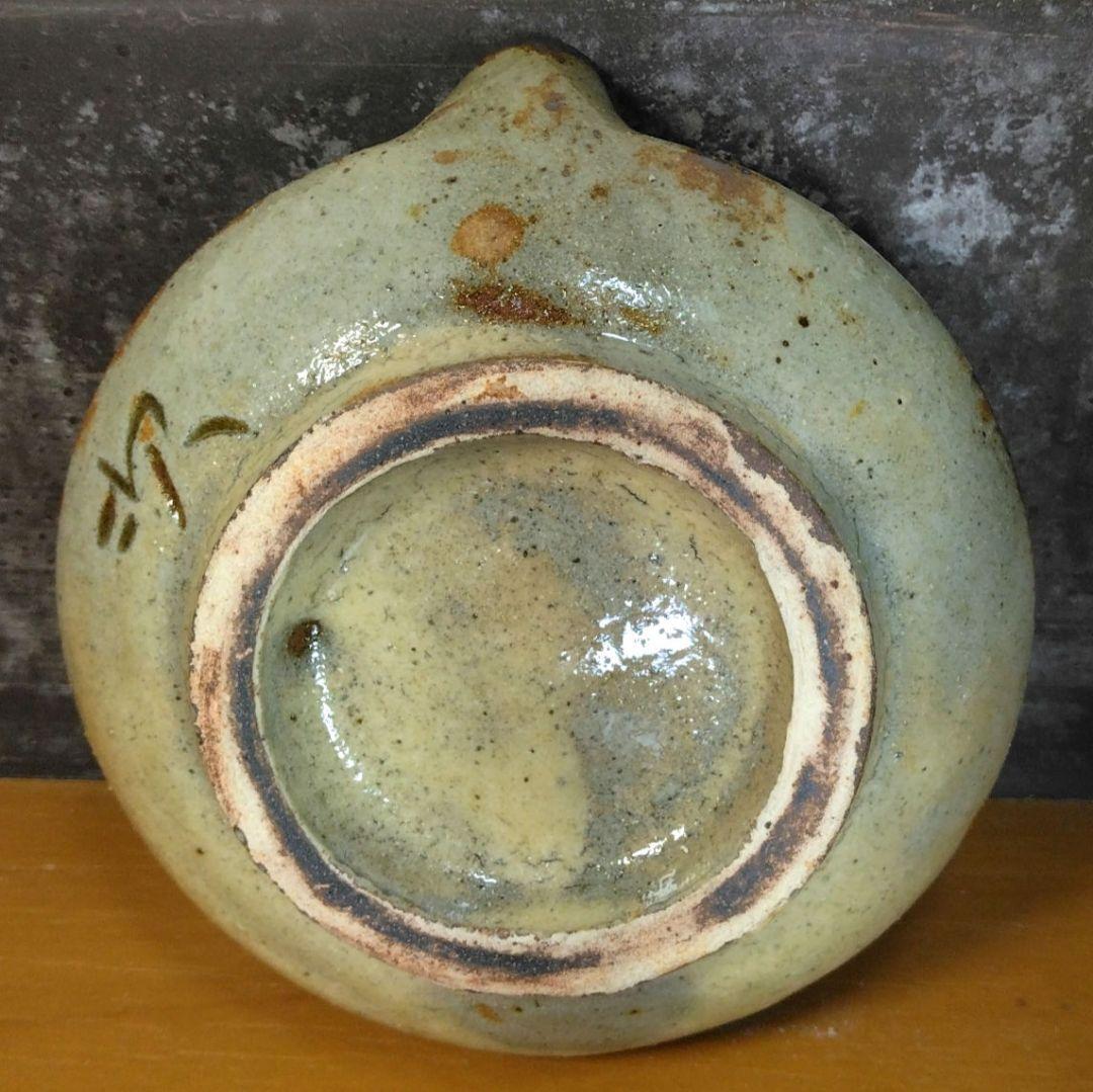 人間国宝 金城次郎 壷屋焼水滴 栞 共箱 美品 壺屋焼 魚紋