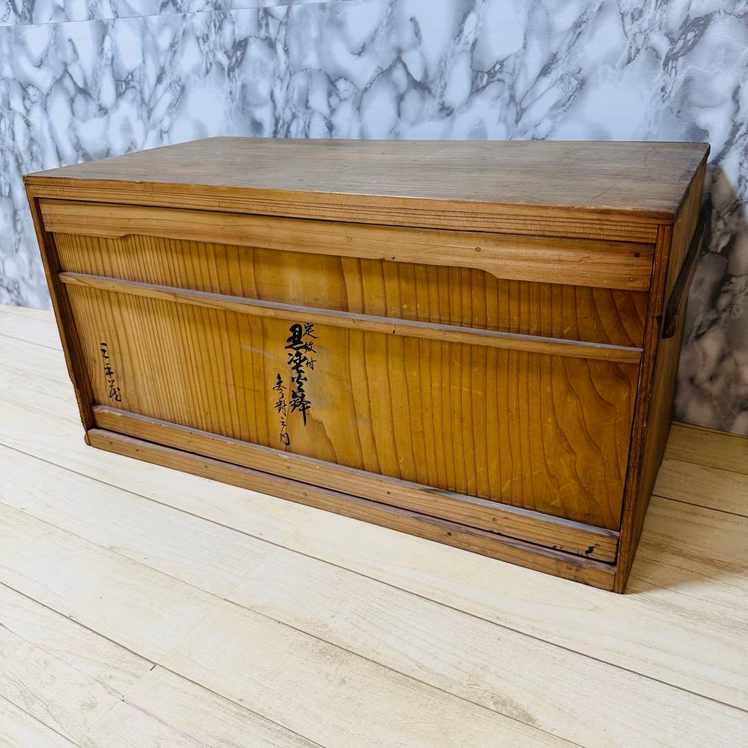 黒色火鉢枠 2個セット 漆器 豊臣秀吉家紋 アンティーク 骨董品 木箱 美術