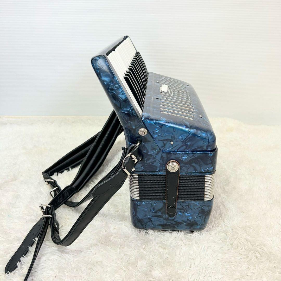 YAMAHA T-32B テナーアコーディオン ヤマハ レトロブルー 32鍵