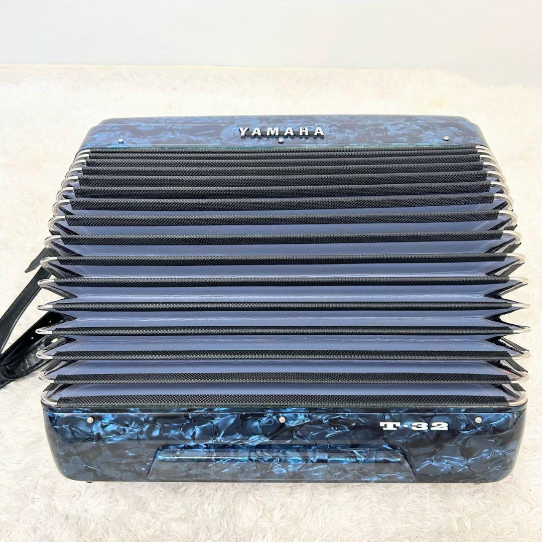 YAMAHA T-32B テナーアコーディオン ヤマハ レトロブルー 32鍵