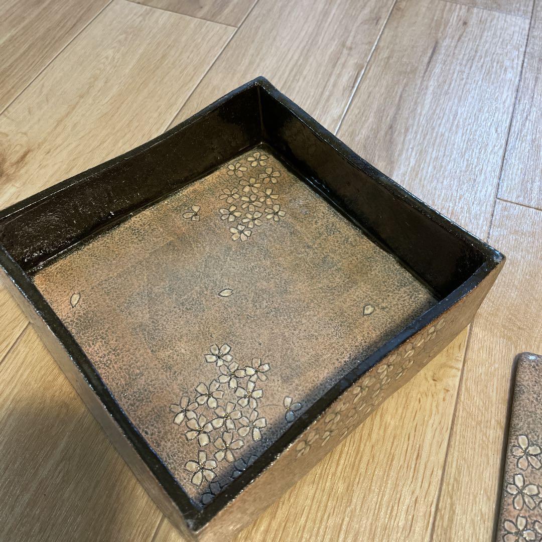 桜模様の陶器