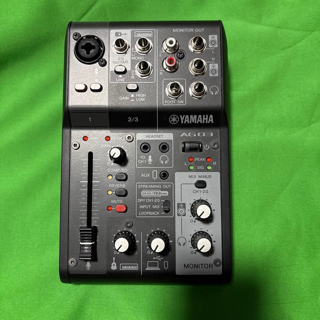 YAMAHA AG03 MK2 オーディオインターフェイス