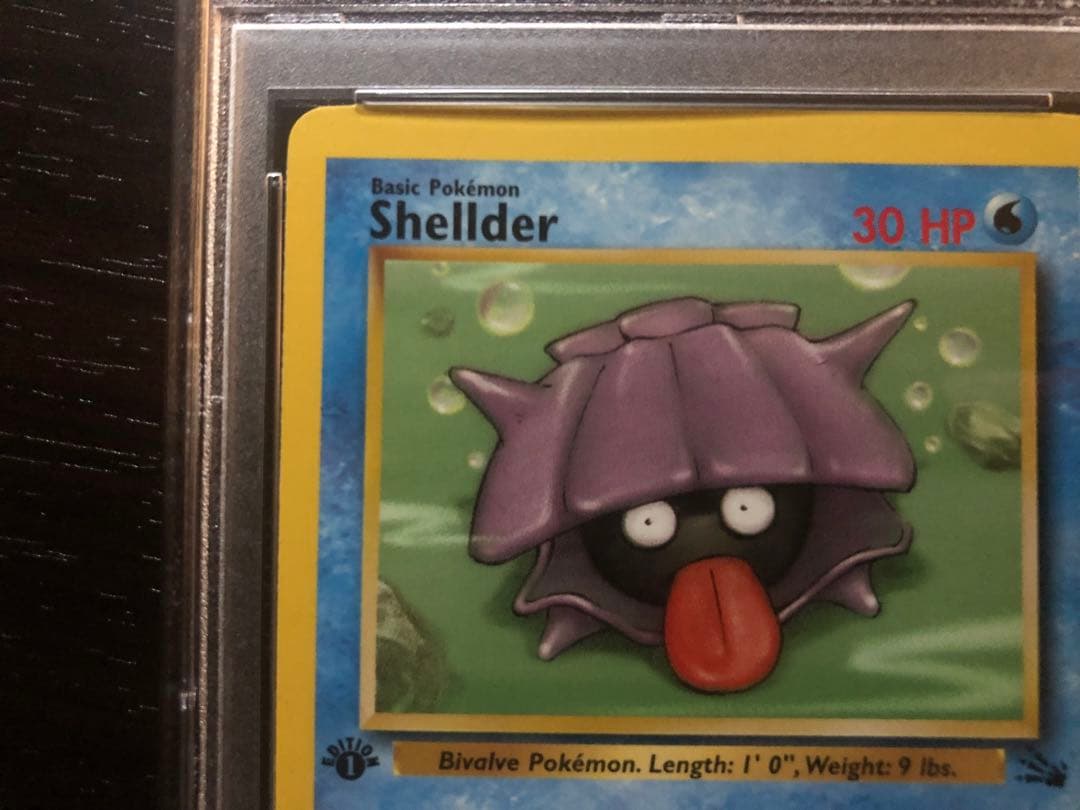 【PSA9】旧裏　シェルダー　SHELLDER 1ST　英語版　ポケモンカード