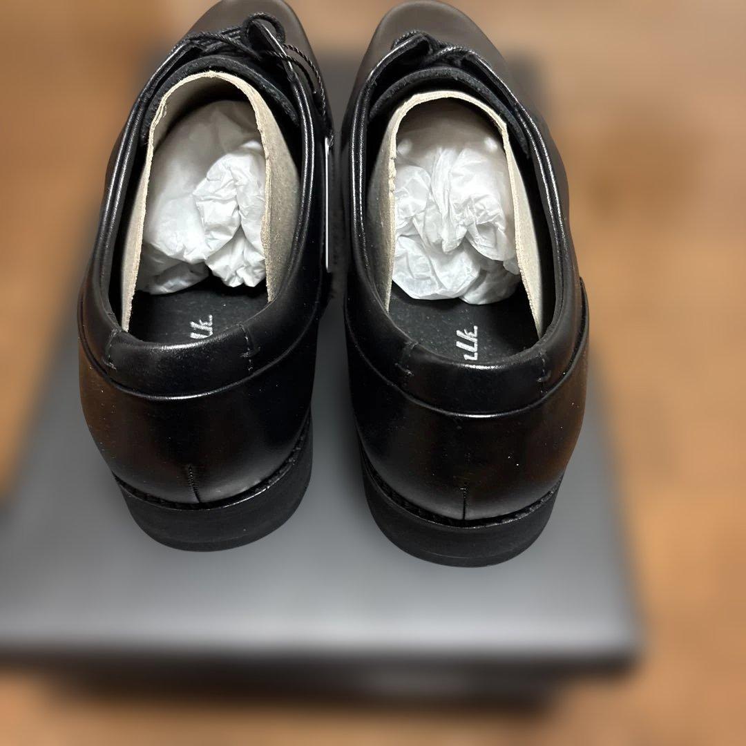 アシックス　ランウォーク　ブラックレザードレスシューズ27㌢