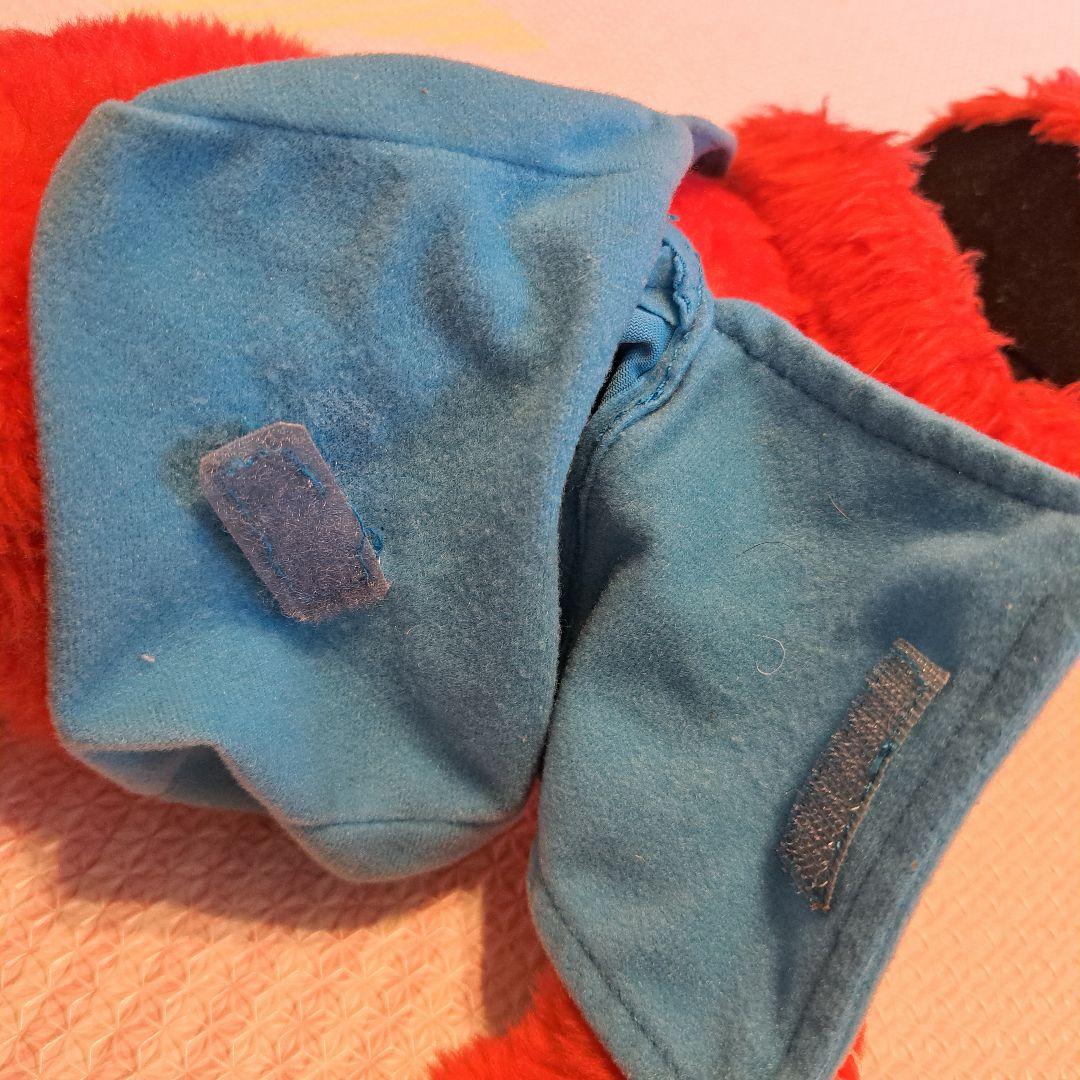 エルモ しゃべる ぬいぐるみ 青いバッグ付き アイス 食べる 話す 英語