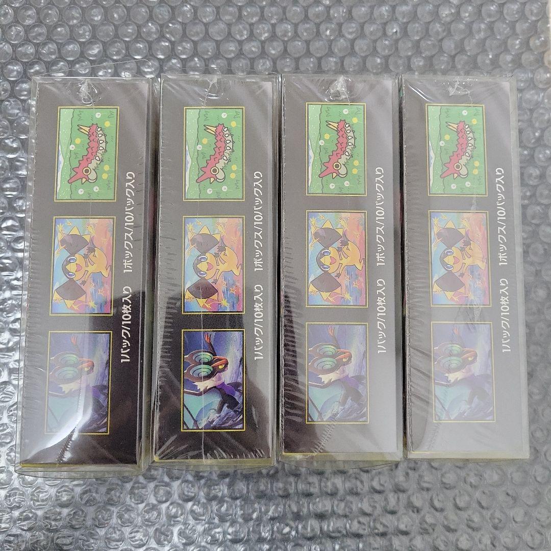 ポケモンカードMEGAドリームEX 新品未開封BOXシュリンク付　4個セット