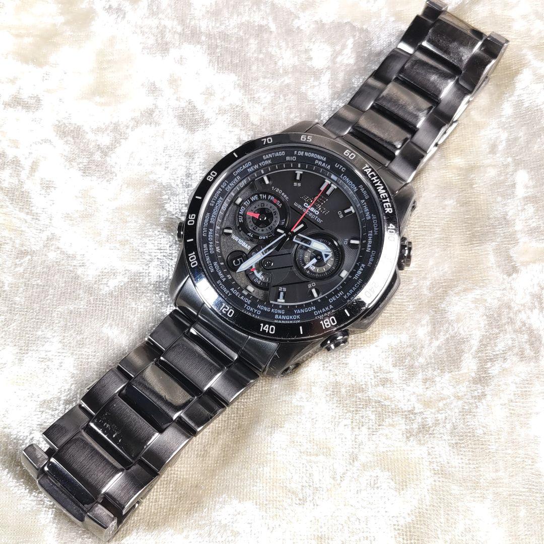 ☆電池新品★　カジュアル　Y2K　ロック　バイカー　黒　EQW-M1000D