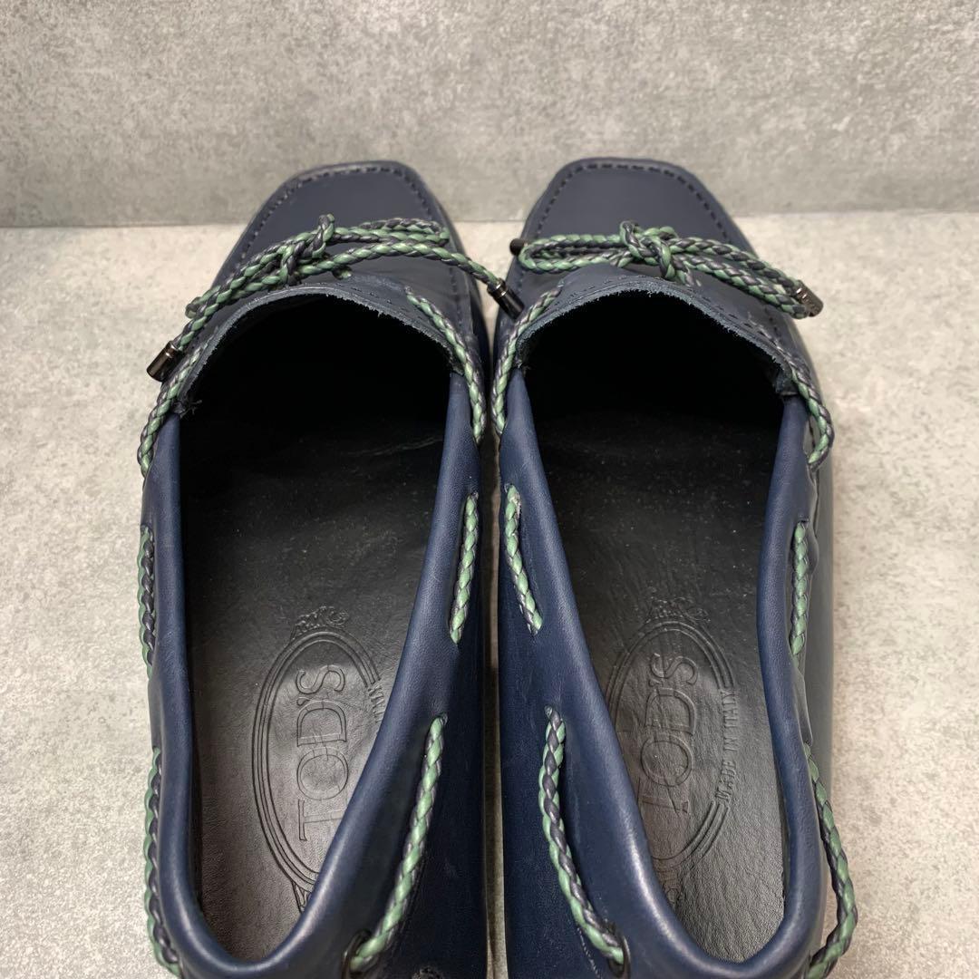 【極美品】TOD'S ゴンミーニ ドライビングシューズ レザー 24.5cm