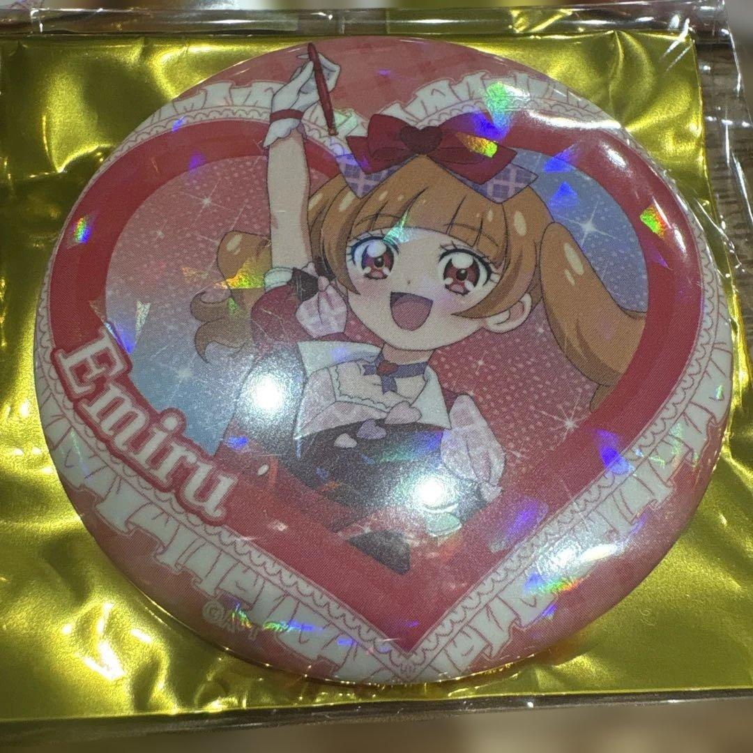 えみる　キュアマシェリ　スイパラ　缶バッジ　5個セット　匿名発送