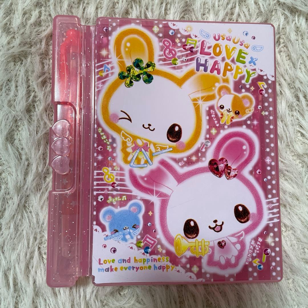 平成レトロ メモ帳 うさうさ LOVE × HAPPY - メルカリ