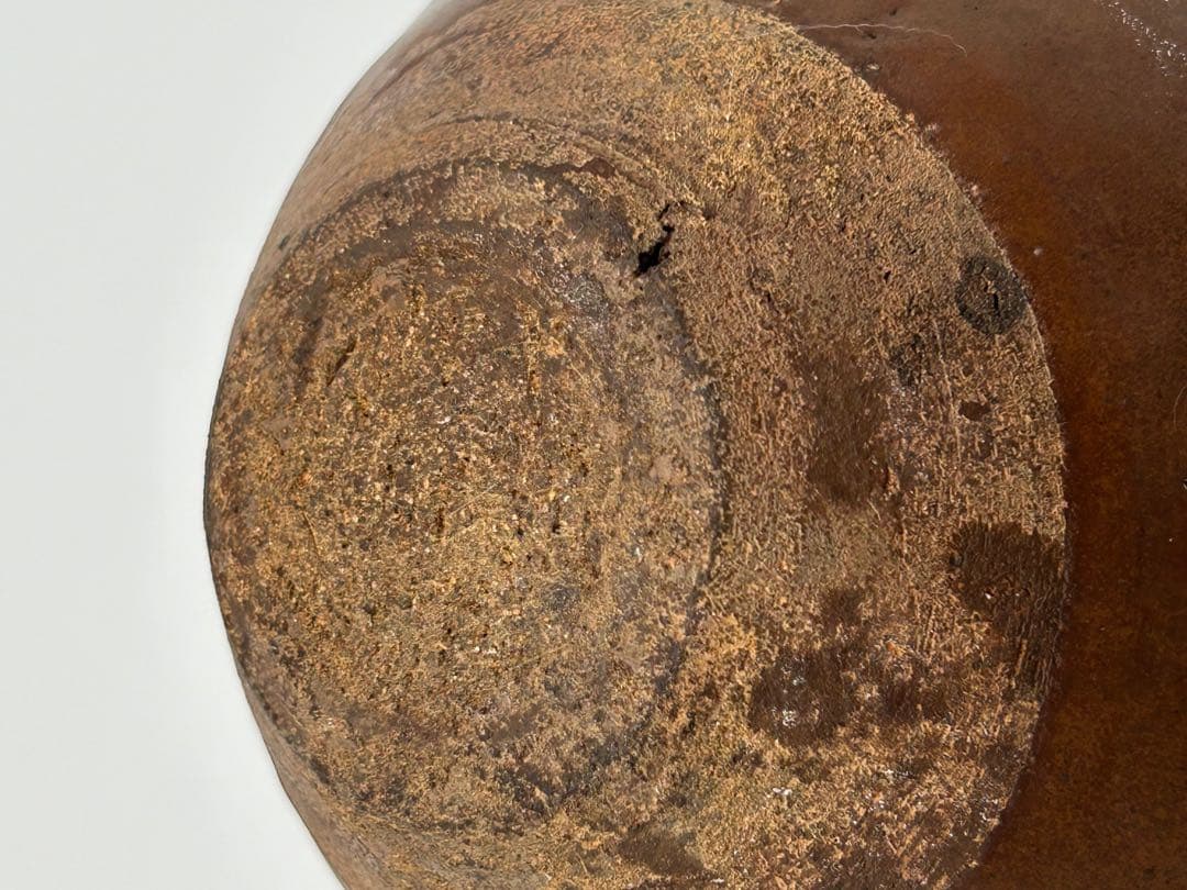 ☆0011 宋時代 建窯 柿红釉天目茶碗 ☆茶道具 茶器 唐物