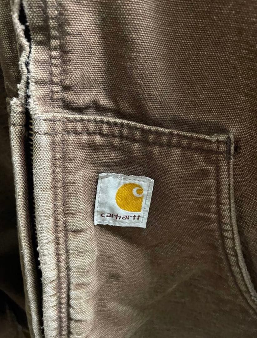 Carhartt フード付きアクティブジャケット ブラウンジャケット