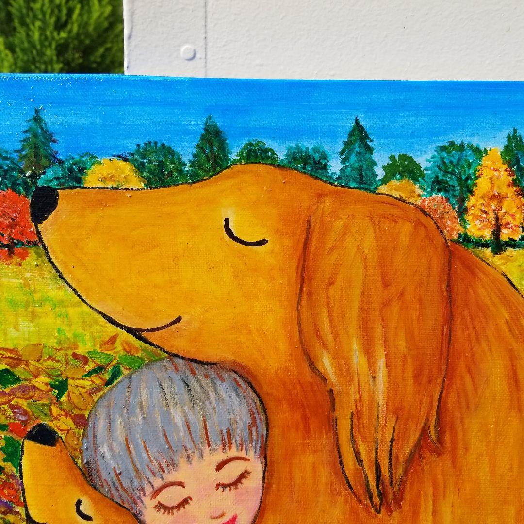 油絵 Alles Gute様専用 私の大好きな優しい親友たち