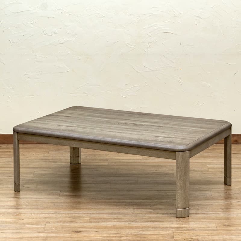送料無料】コタツ継脚式 120×80cm 長方形 木目調